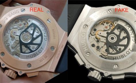 fake hublot watches vs real